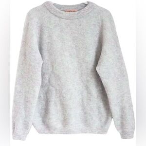 NWOT Acne Studios Gray lavender Knit Mohair Wool Women’s Sweater medium